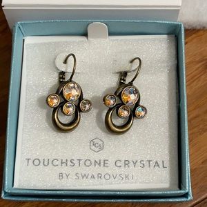 Touchstone Crystal Shimmer V Earrings